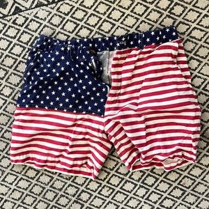 Chubbies American flag shorts